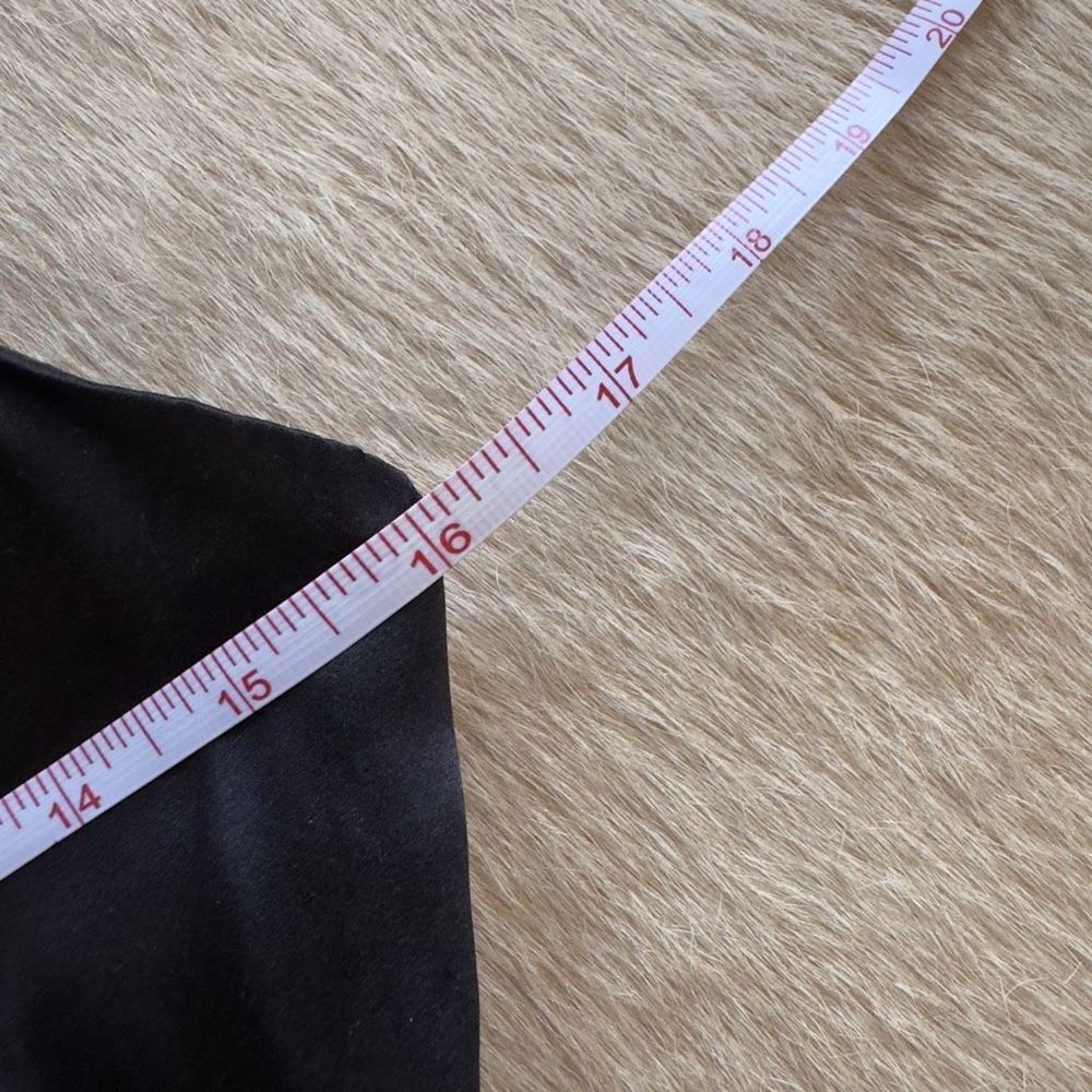 Designer Black Halo elegant black 100% silk mini dress sz XS - Picture 7 of 7